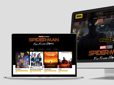 IMDB Homepage Redesign