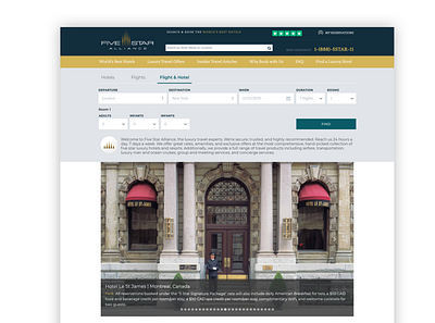 Flight & Hotel Booking booking branding clean ui colour palette design flight homepage hotel interface luxury ui ux webdesign