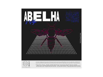 ABELHA branding design experimental illustration logo photoshop typography