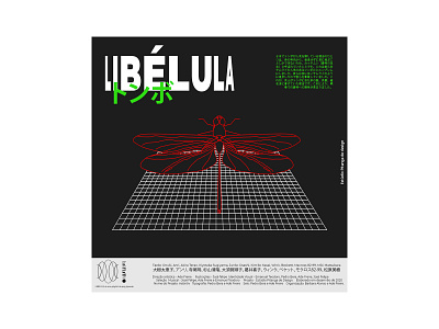 LIBÉLULA branding design experimental illustration logo photoshop typography