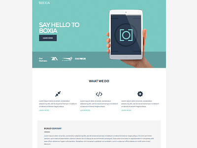 Boxia - By Theme Armada bootstrap flat ui flat web design html5 responsive website theme