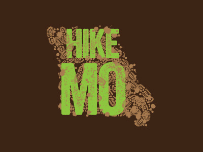 Hike MO boot camp dirt hike kievit missouri mo mud outdoor print shape state trail