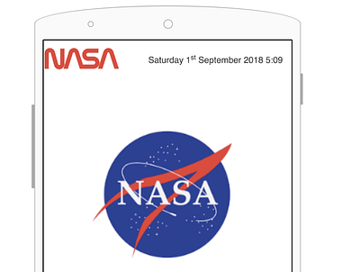 NASA android app branding community logo design logo nasa ux
