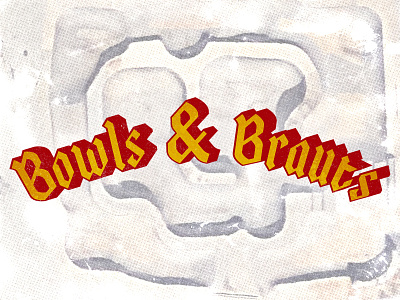 Bowls & Brauts bowls brauts halftone skateboarding texture