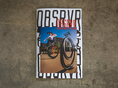 OBSRVR Issue #1 cover skateboarding zine