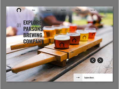 Parson Landing Page adobe lightroom design desktop figma landing page practice skills ui uidesign