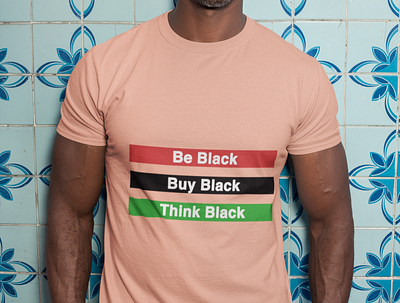 Be Black logo text design african american black design graphicdesign illustration logo stylish tshirt typography woman illustration