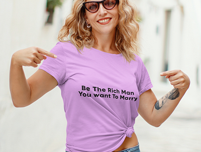 Be the rich man text design african american design graphicdesign illustration logo stylish tshirt typography woman illustration