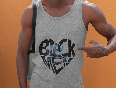 Black men text illustration black design graphicdesign illustration logo stylish tshirt typography