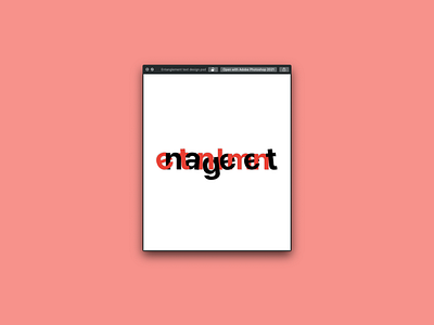 Entanglement Logo Design design graphicdesign illustration logo stylish tshirt typography