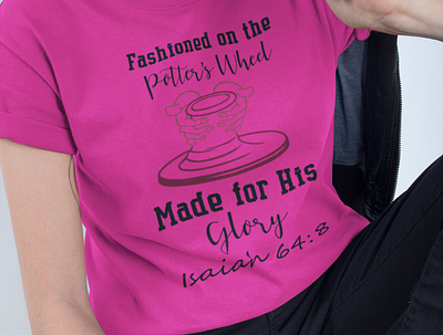 Fashioned on the Potter's Wheel design graphicdesign illustration logo stylish tshirt typography