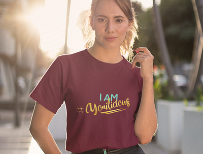 I am Yonilicious Logo Design design graphicdesign illustration logo stylish tshirt typography