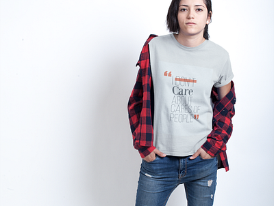 I don't care about cares of people text design. design graphicdesign illustration logo stylish tshirt typography