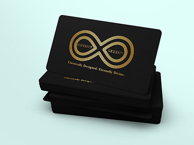 Infinity Greek Logo Design