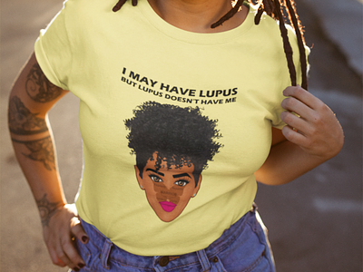 Lupus Rashes Character Design design graphicdesign illustration logo stylish tshirt typography