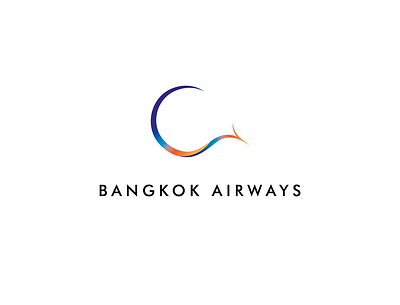 Bangkok Airways Concept airline branding design logo travel