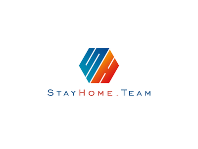 Stay Home Logo branding design logo