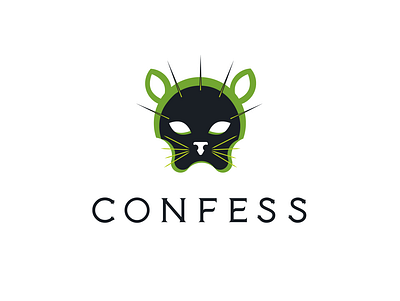 Confess branding design logo