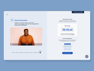 Checkout | Brazilian Income Tax System Relayout | UI/UX Design
