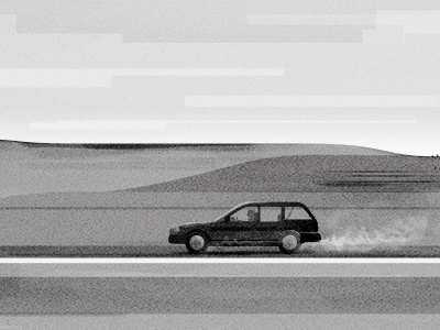 Nebraska black and white cars digital driving fan art film illustration landscape nebraska photography textures vector