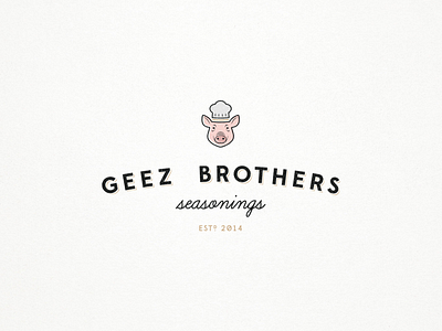 Geez Bros. Brand Identity animal brand brand design brand identity branding branding design food icon identity identity branding identity design identitydesign logo logo design logodesign logos logotype pig retro vintage