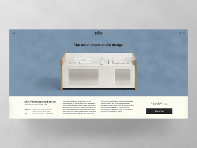 Braun Radiogram Landing Page interface landing landing design landing page landing page design landingpage ui ui ux ui design uidesign uiux ux ux ui ux design uxui web web design webdesign website website design