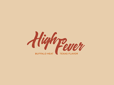 High Fever Hot Sauce brand identity branding design graphic design logo logo design