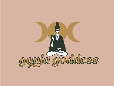 Ganja Goddess brand identity branding design graphic design illustration logo logo design