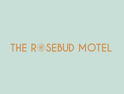 Rosebud Motel brand identity branding design graphic design logo logo design