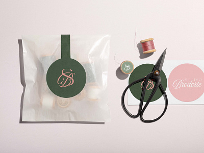 Studio Broderie Branding on packaging