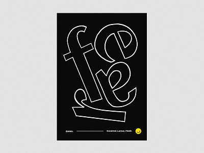Fear design font illustrator lettering photoshop poster type