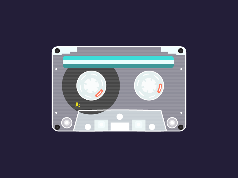 Cassette Tape By Jenelle Hayes On Dribbble