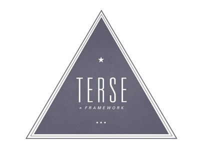 Terse (a framework) framework future retro triangle