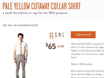 Product View bigcartel ecommerce shirts shopping typography