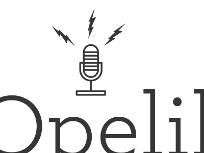 Opelika is Music logo typography