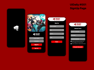 Daily UI #001 - Sign Up Page daily ui daily ui 001 daily ui challenge ui ui design ui ux design