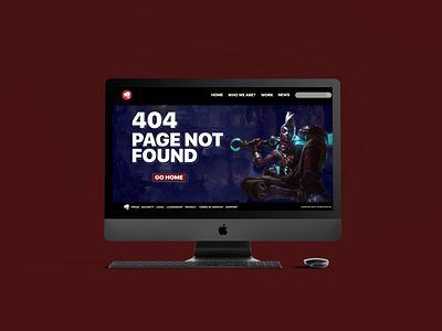 Daily UI #008 - 404 Page 404 404 error page 404 page 404page daily ui daily ui challenge design error error 404 logo riot riotgames ui ui design vector