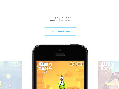 Landed app apple ios iphone land landing page product