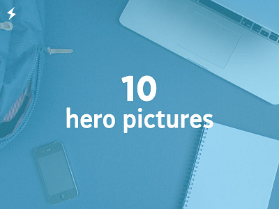 10 hero + 2 stationery pictures