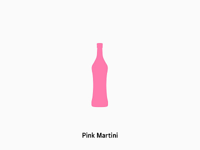 Pink Martini artist bottle icon martini pink soledad