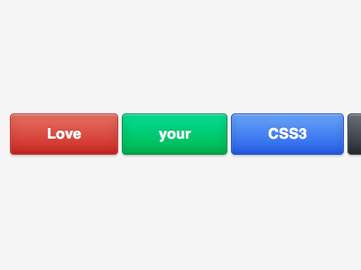 Coded stylish gradient buttons