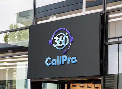 360° Call Pro Logo II brand brand identity branding call center call center logo clean concept creative design graphicdesign logo logodaily logodesign logodesignersclub