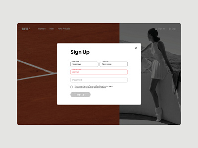 Sign Up — Dail UI Challenge #1