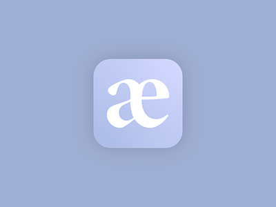 App Icon — Dail UI Challenge #5 app dailyui dailyuichallenge design flat icon logo typography vector