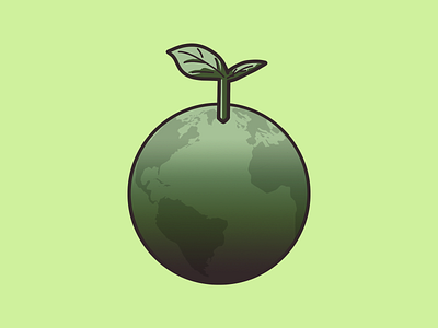 Eco Logo branding design drawing ecological graphic design green illustration logo photoshop vector