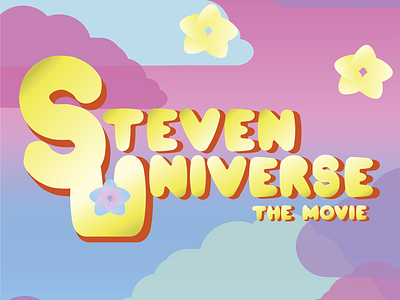 Steven universe banner branding design drawing graphic design illustration logo movies photoshop typography vector