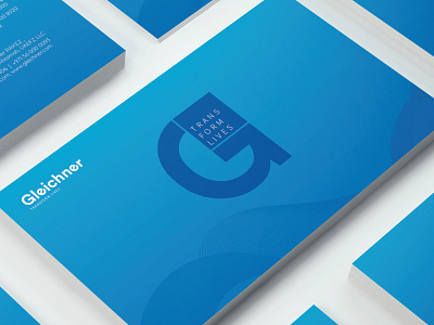 Visiting Cards for Gleichner branding design flat logo minimal typography