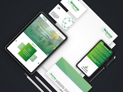 MV Synergy Brand Stationery | WebsManiac Inc. brand stationery branding design designing stationery stationery design