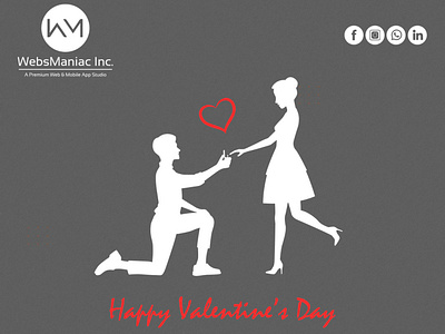 Happy Valentine's Day to all of you; from WebsManiac Inc. itcompany valentinesday valentinesday2022 websmaniac
