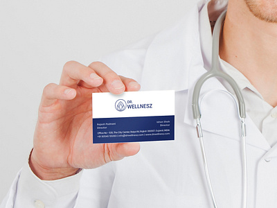 Dr. Wellnesz Visiting Card Design | WebsManiac Inc.